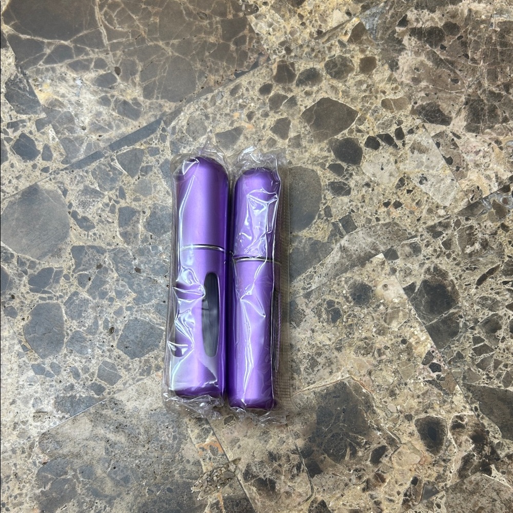Purple Travel Perfume Atomizers set of 2